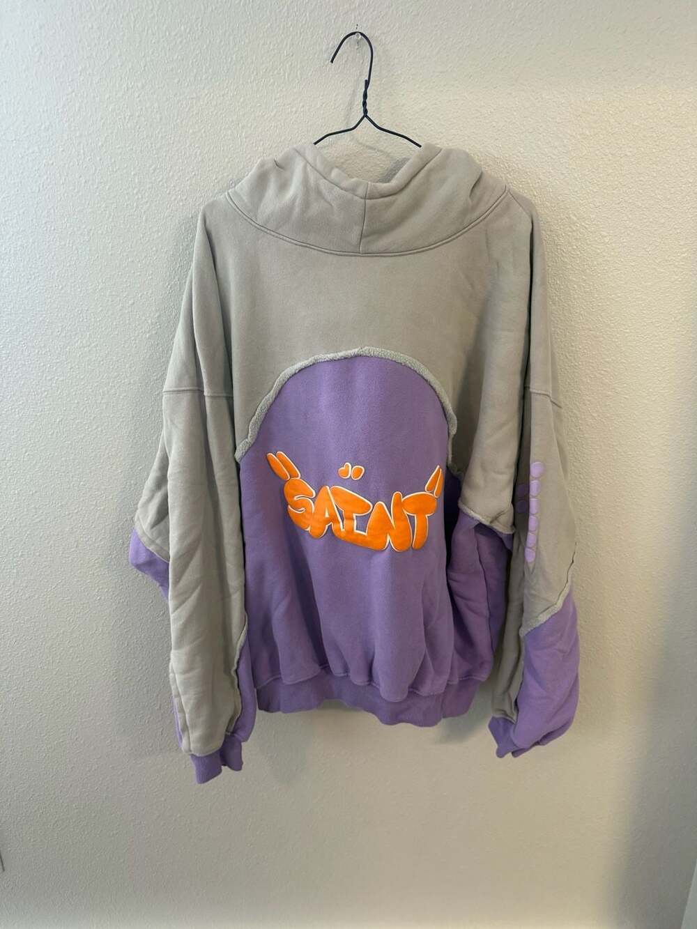 Saint Puff Print Hoodie Size XL